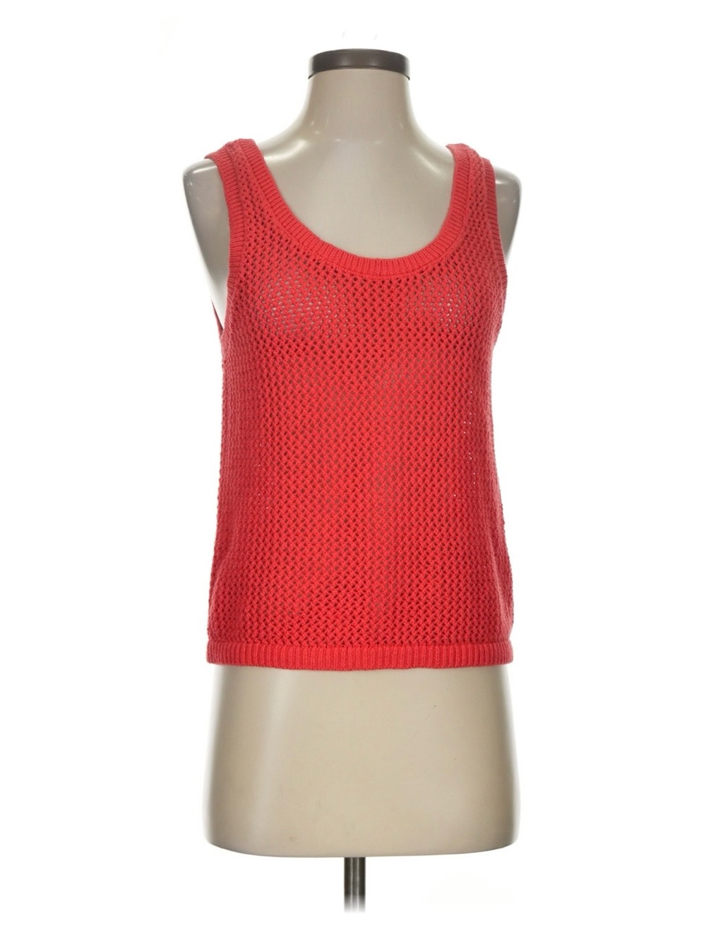 Sanctuary Women’s Red Sleeveless Knit Sweater Tank Top